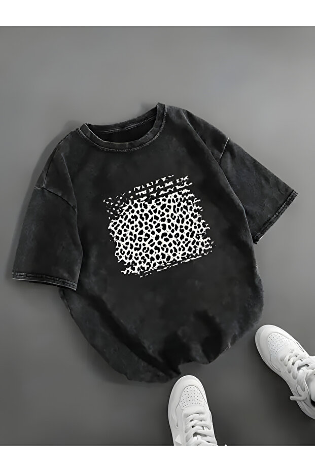 Unisex Text Printed T-Shirt – Round Neck, Short Sleeve, Casual
