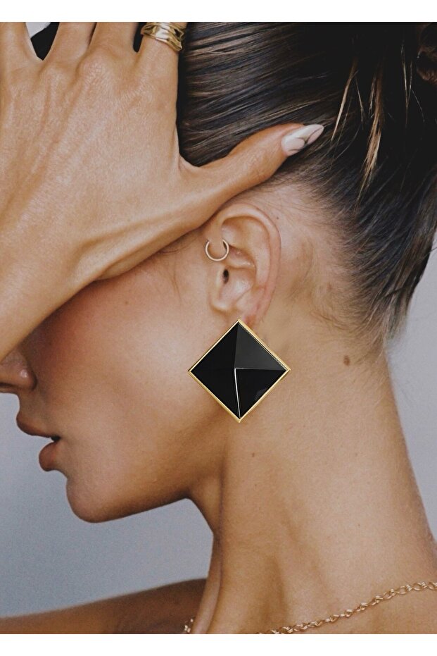 أقراط ثلاثية الأبعاد بتصميم عتيق - 2