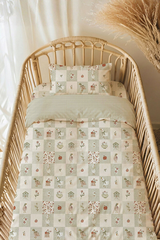 Park Bed Duvet Cover Set (80X110) | Cozy Goose