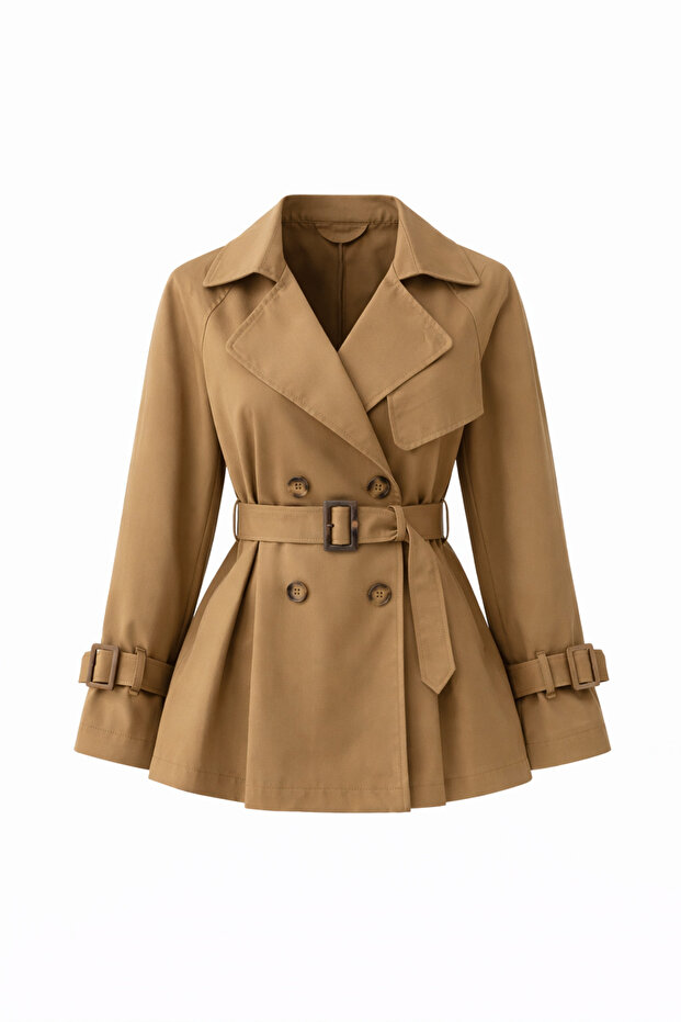 Camel Medium Trench - 1
