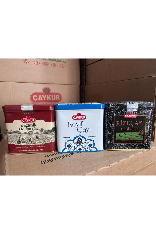 Organic Hemşin Tin Can 200Gr, Rize Gift Tin Can 200Gr, Keyif Tea Tin Can 200Gr