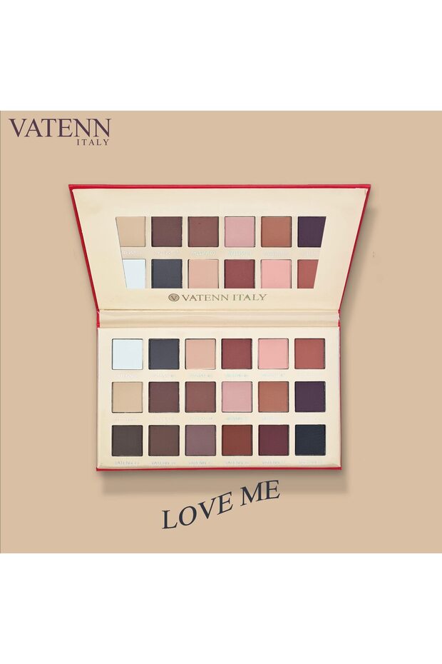 18-color eyeshadow palette in love me shade (1411)
