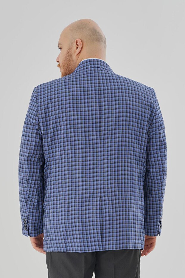 Men's Patterned Oversized Jacket - 5