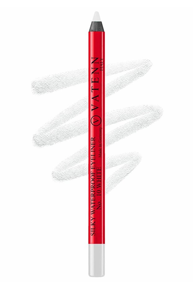 silky waterproof eyeliner in white shade (10)
