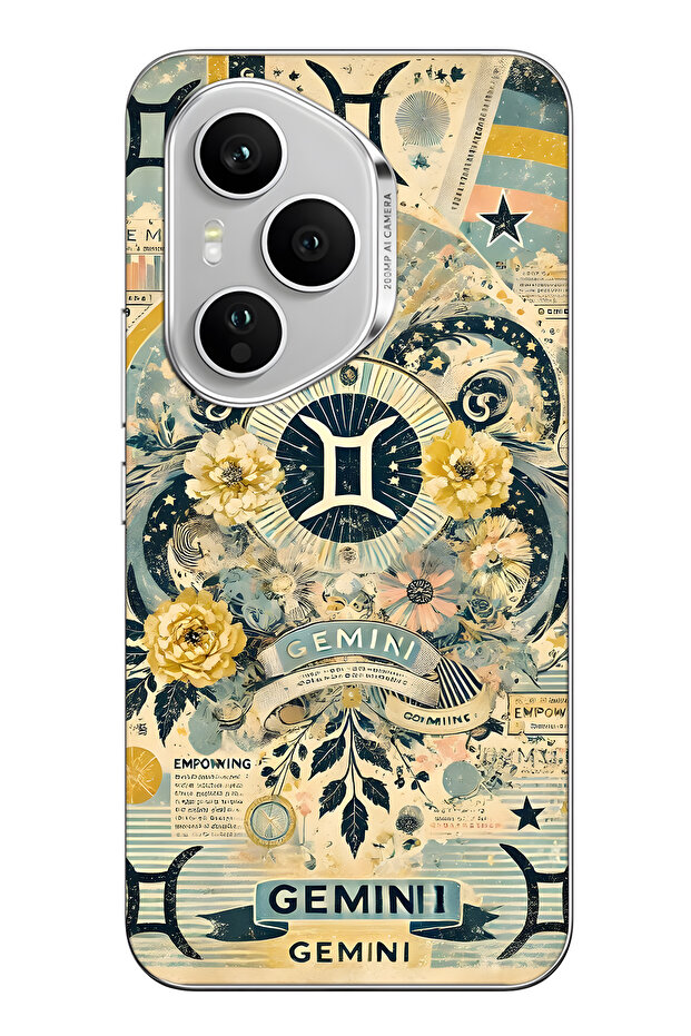 غطاء هاتف شفاف بنمط برج الجوزاء متوافق مع هونور 400 برو - 1