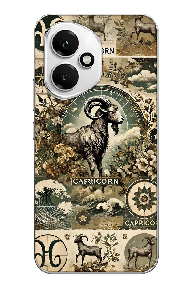 Honor 400 Compatible Capricorn Patterned Transparent Phone Case - 1