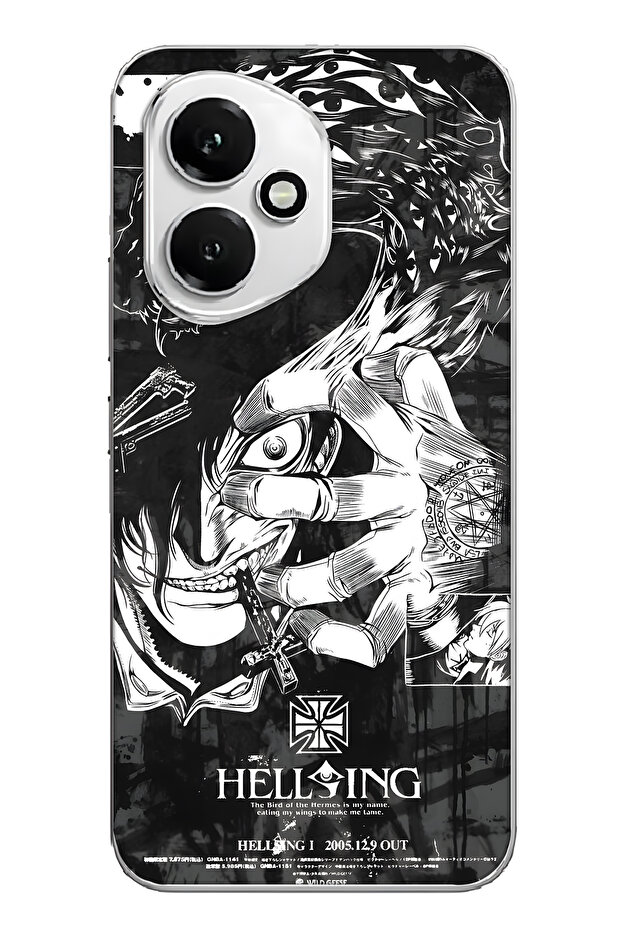 Honor 400 Compatible Anime Patterned Transparent Phone Case - 1