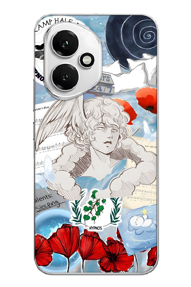 غطاء هاتف شفاف بنمط هايبنوس متوافق مع هونور 400 - 1