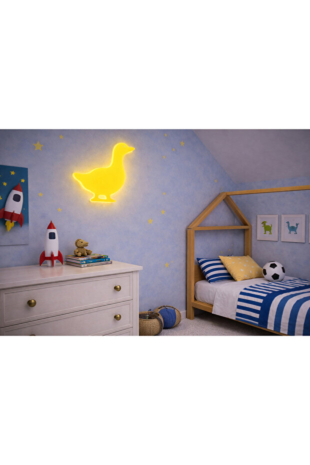 مصباح حائط LED على شكل بطة 26x20x5