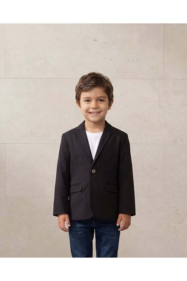 Boys Black Blazer
