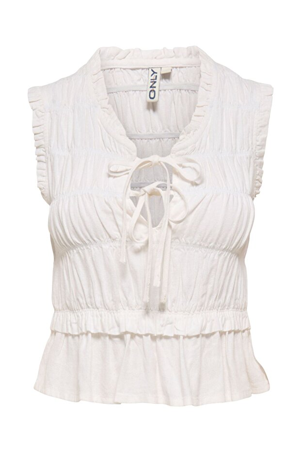 Bluse ONLGOA Leinen Bluse - 2