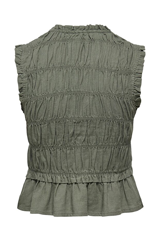 Bluse ONLGOA Leinen Bluse - 3