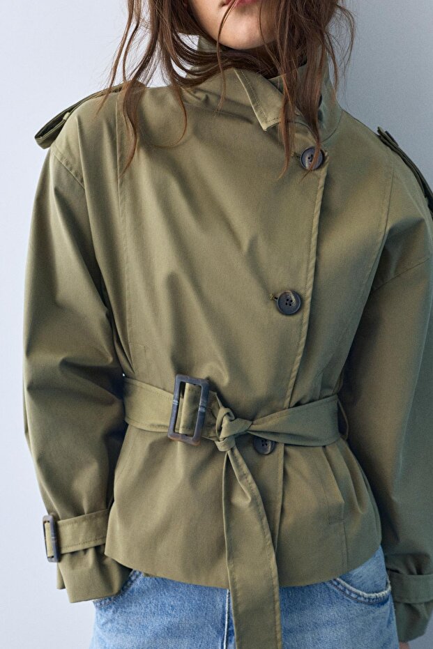 Kısa trençkot - 7