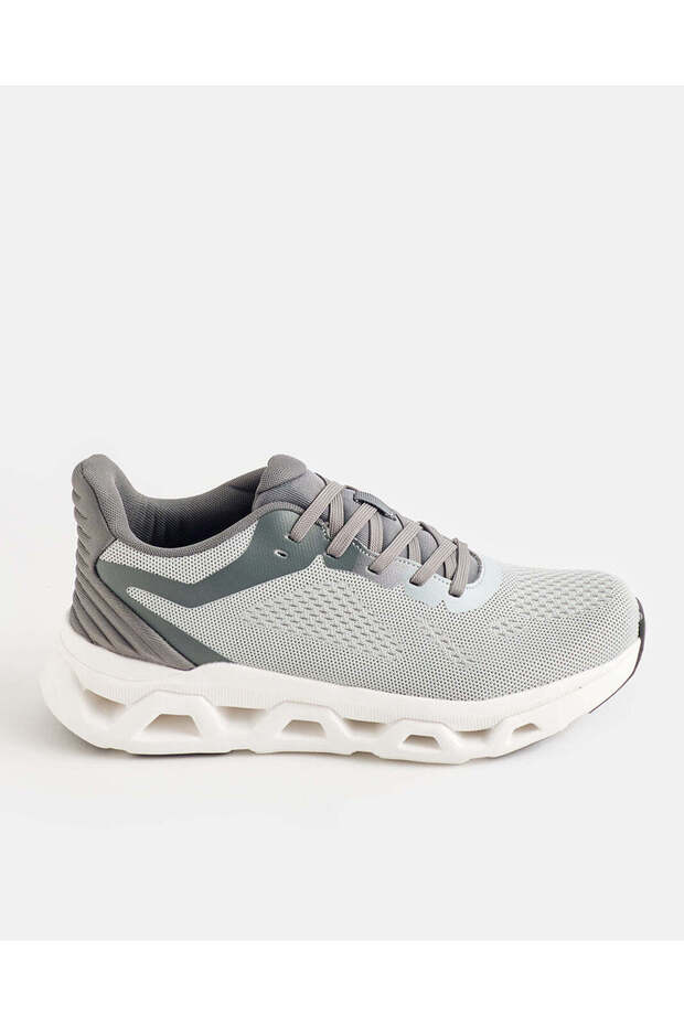 Men’s Grey Knit Trainers