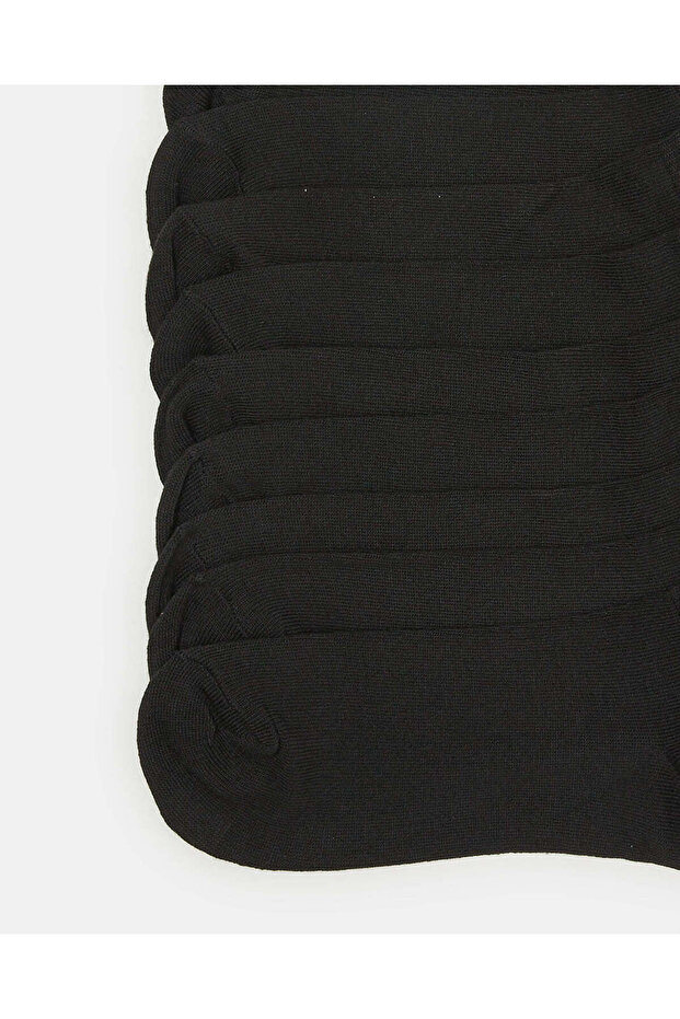 Men Black Plain Socks Pack - 2
