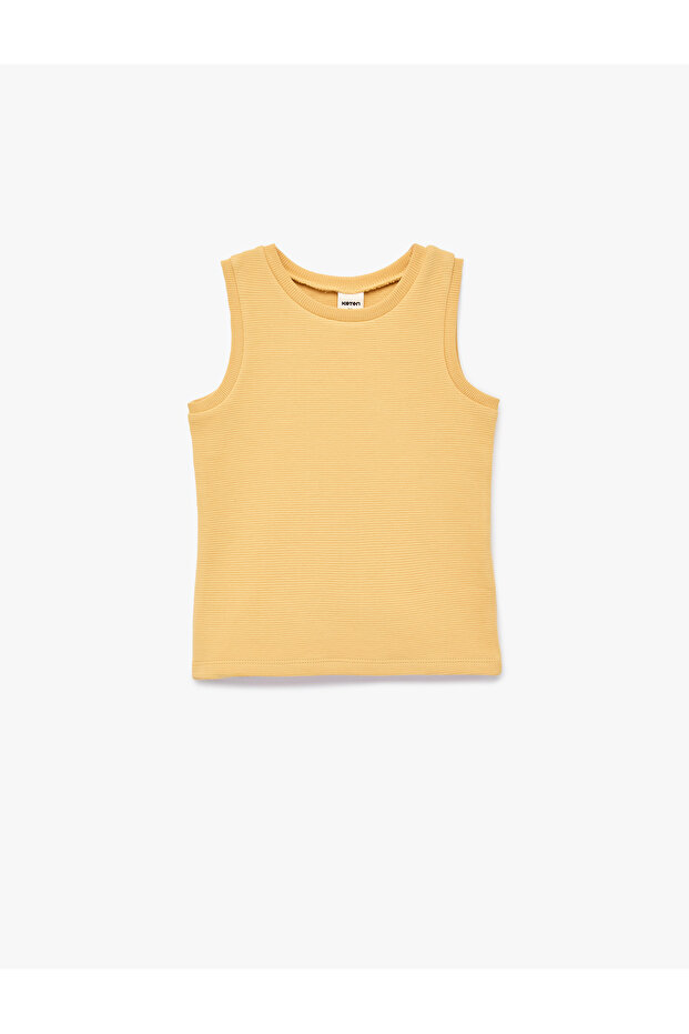 Cotton Sleeveless Crew Neck Basic Undershirt - 5