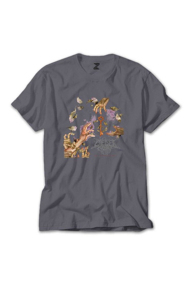 Chelsea Grin My Damnation Color T-Shirt Gray Color Size 2XL