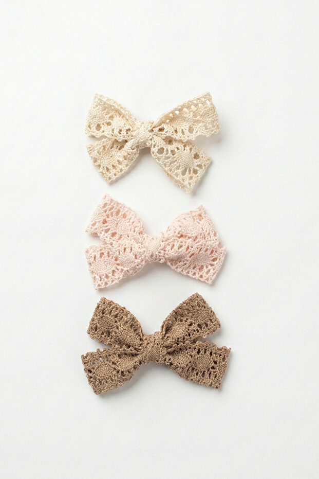 Baby Girl 3-Piece Buckle Set Cream