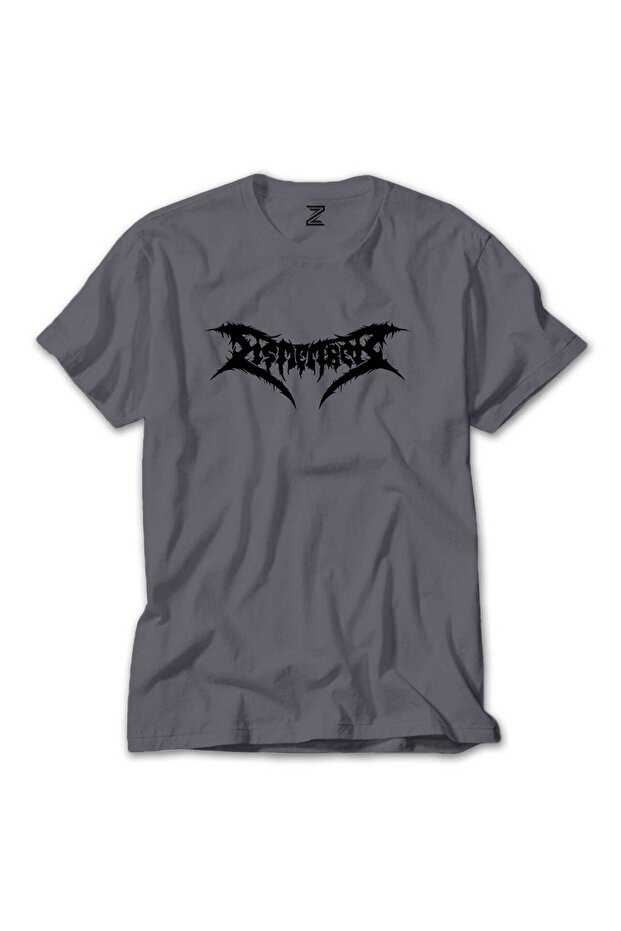 Tricou gri Dismember Logo - 1