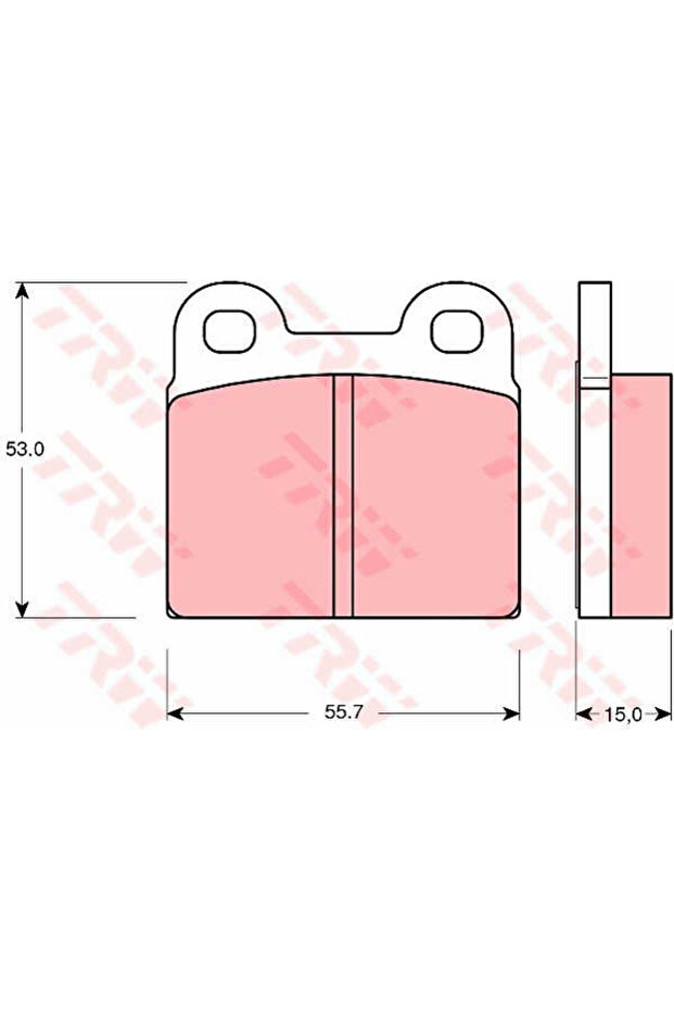 Σετ τακάκια, δισκόφρενα GDB102 - 1