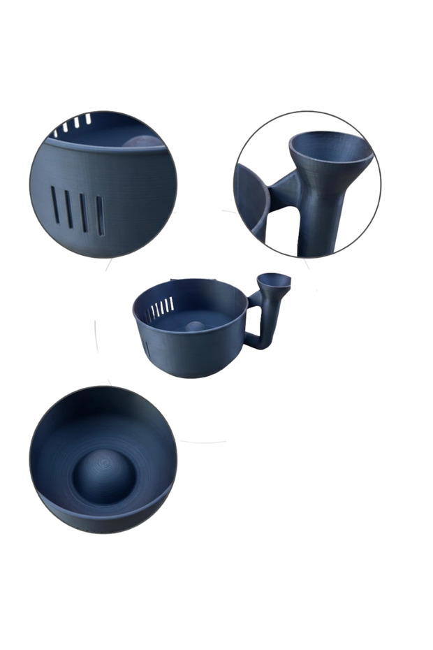 وعاء مطبخ متعدد الأغراض لغسل الخضروات بتصميم مريح مع مصفاة - 3