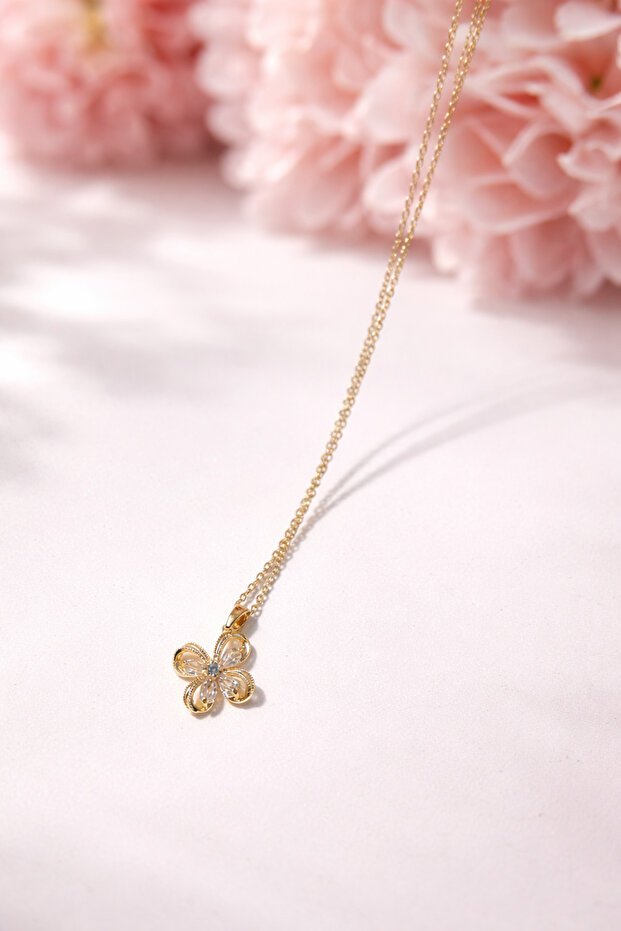 Kelebek Çelik Kolye - 1