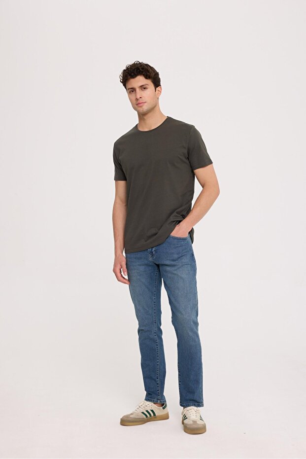 تي شيرت ستارز بيسيك باللون الكاكي - 2