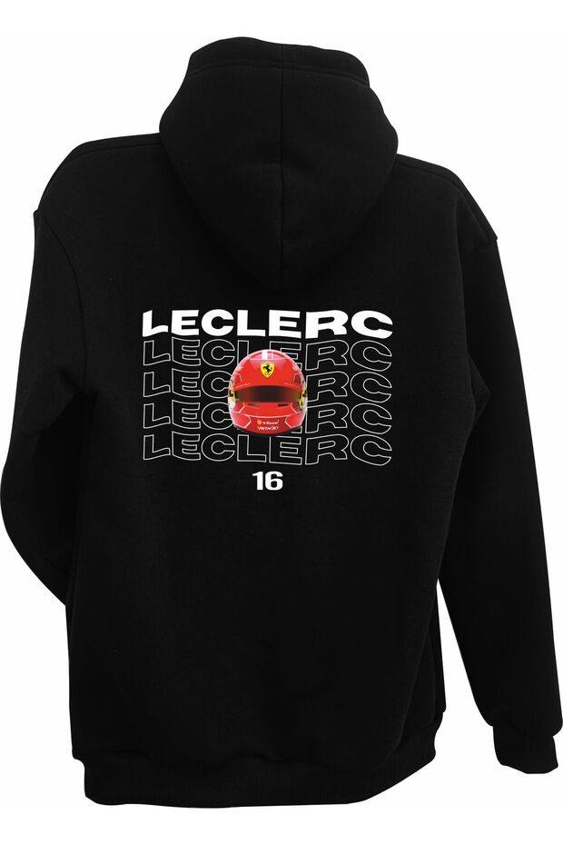 Leclerc Kapşonlu Kanguru Cepli sweatshirt