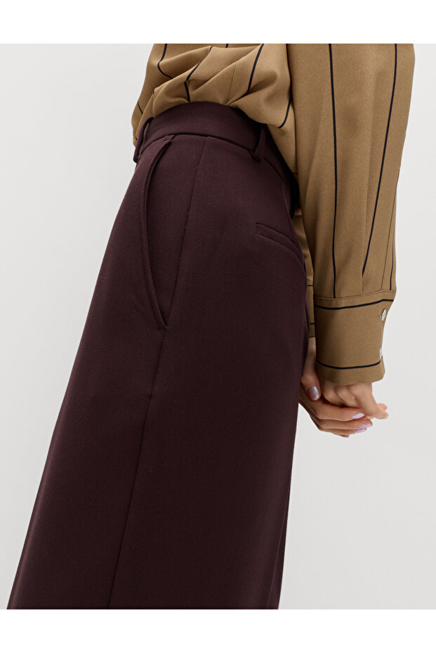 Tailored Straight Leg Pantolon - 4