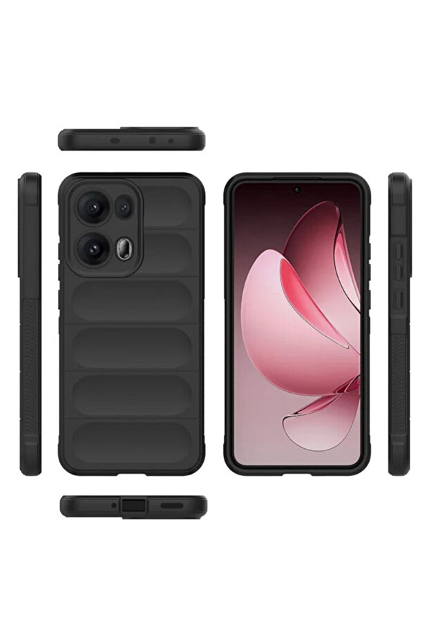 Oppo Reno 13 Pro Magic Shield, μαύρο - 2