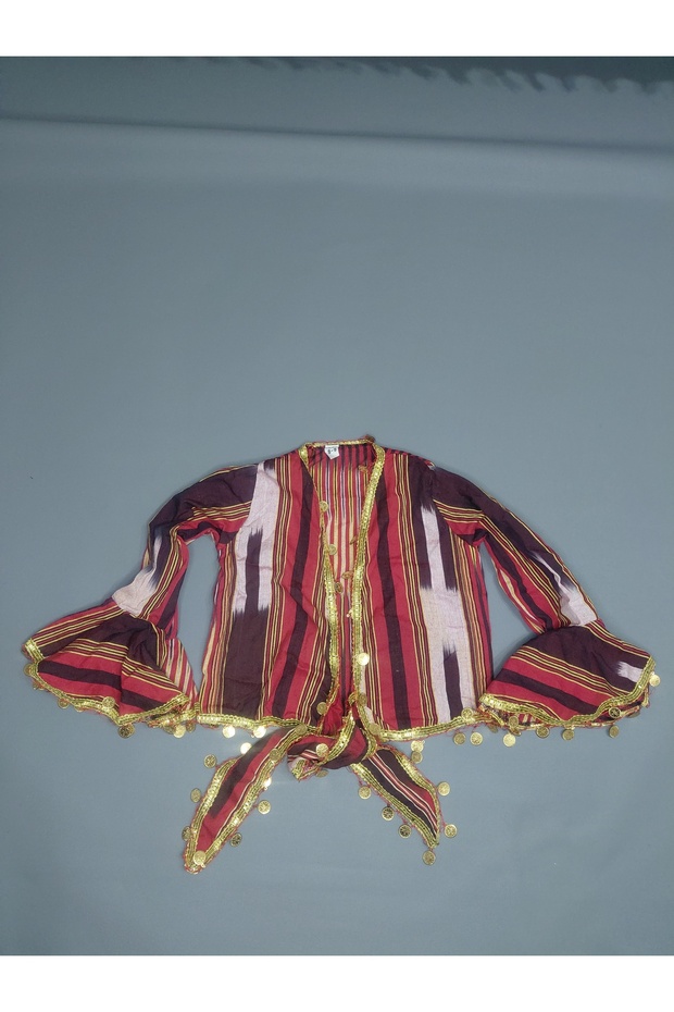 Keşan Girls' Bolero with Gold Embroidery