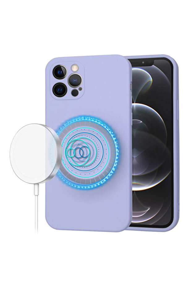 SoftFlex MagSafe Case for iPhone 12 Pro, Violet - 1