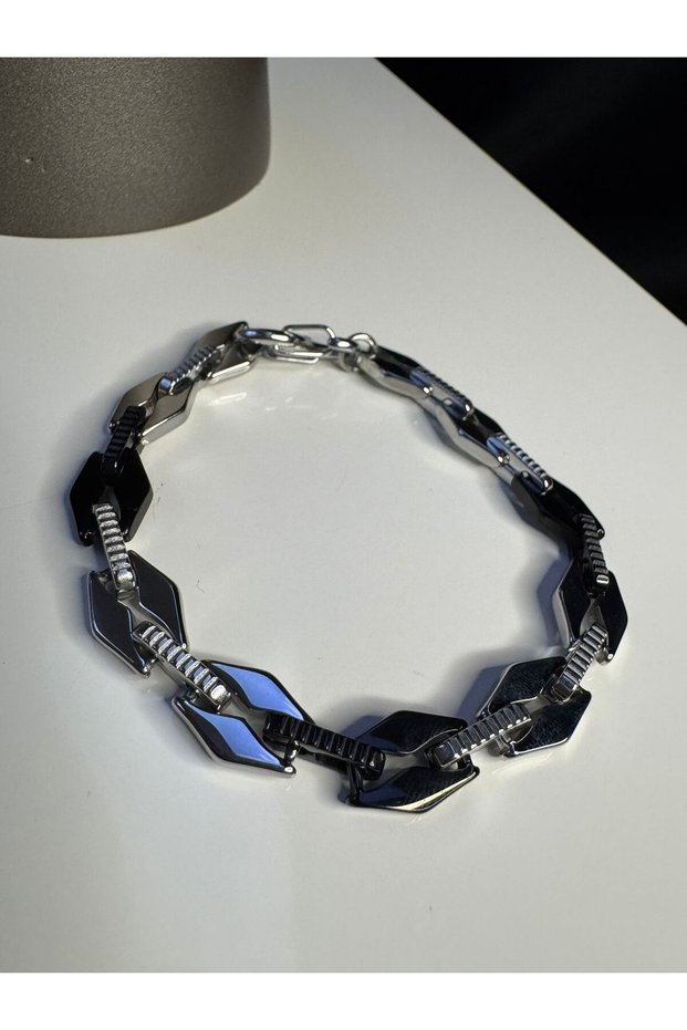 Men's Steel Bracelet - Italian Design Luxury, Bracelet for Lover, Spouse, Father