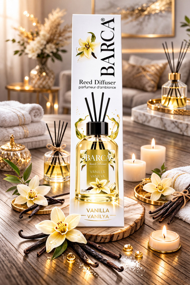 Vanilya Çubuklu Oda Kokusu (Reed Diffuser) 110 ml - 1