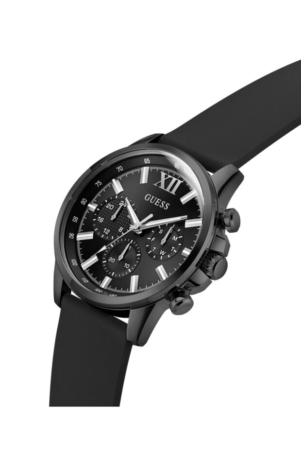 Mens Black Multi-function Watch - 3