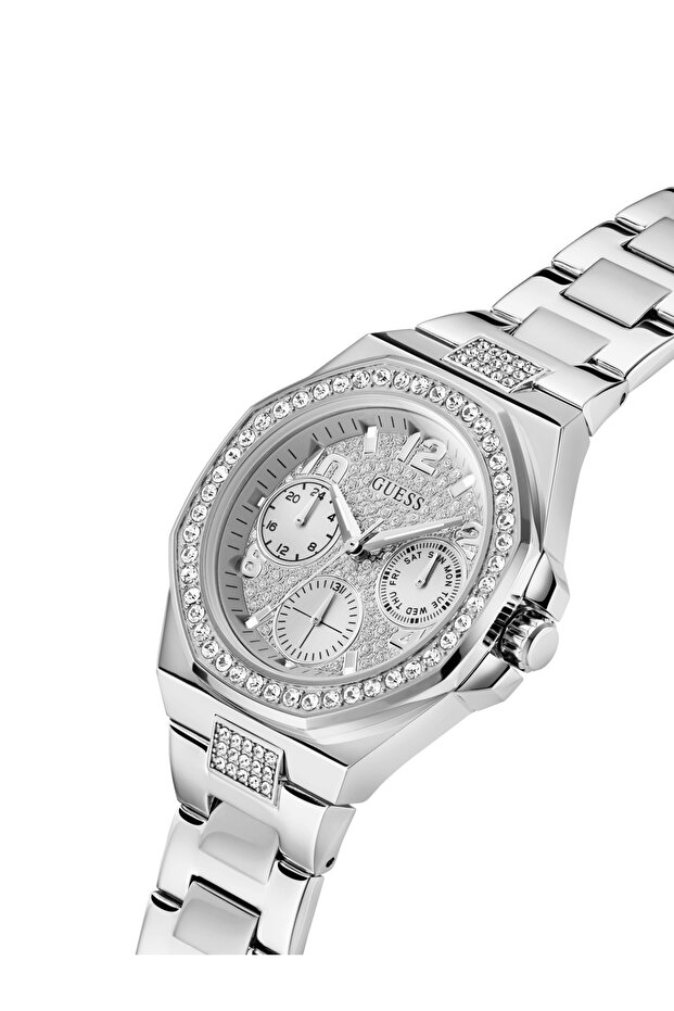 Ladies Silver Tone Multi-function Watch - 8