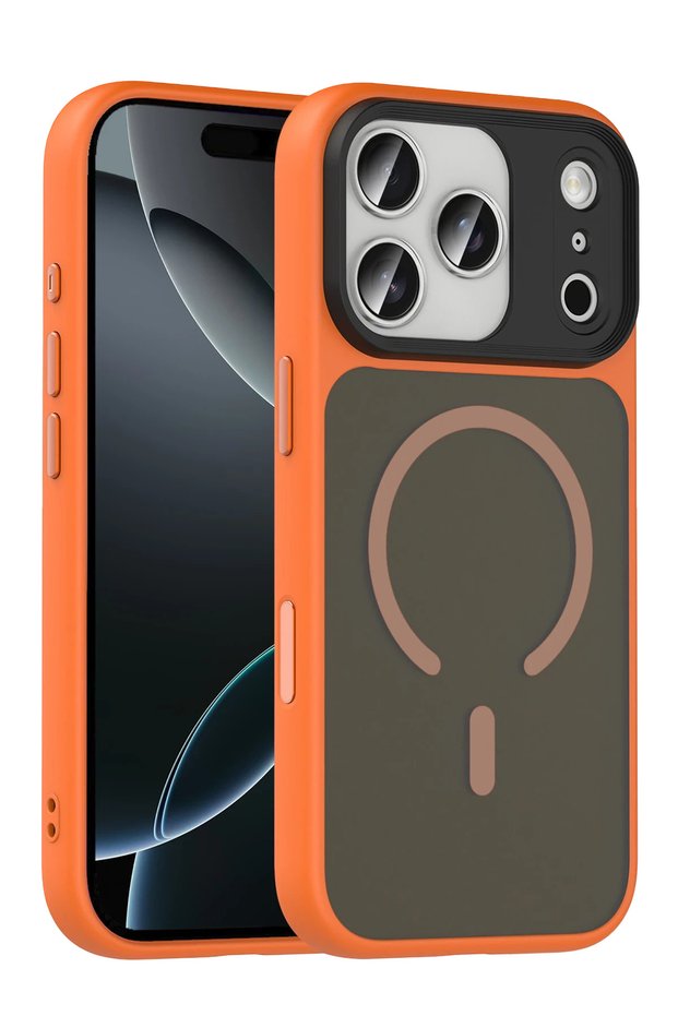 Matrixzn iPhone 17 Pro Max Megane Magsafe Cover (230726) - Orange
