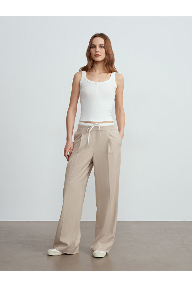 21096 Askılı Top-Ekru - 1