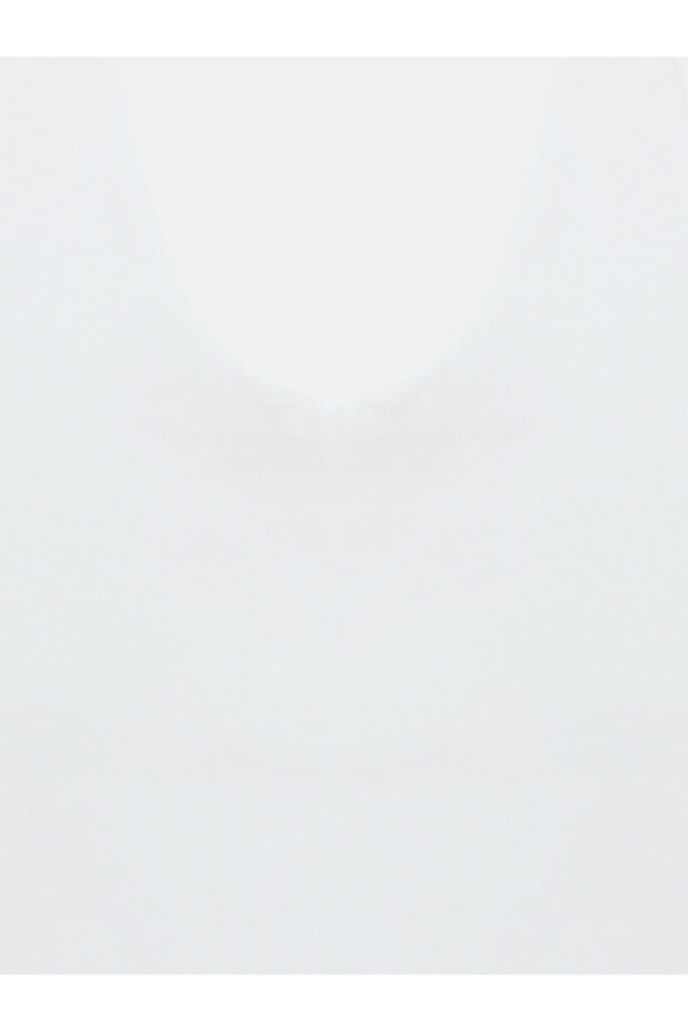 21052 Halter Yaka Top-Ekru - 7