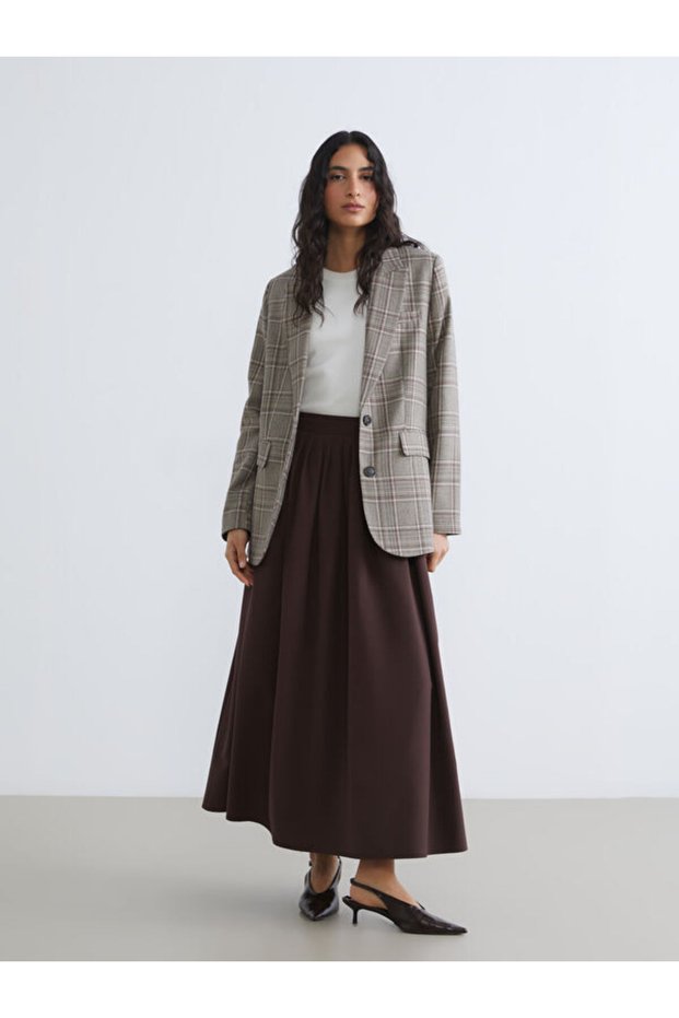 Unique Products from Freezen Store I Waist Zippered Pleated Skirt