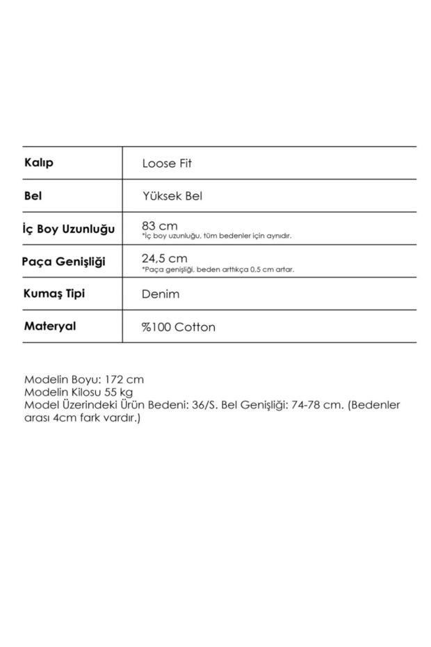 Taşlı Pantolon Mavi - 4