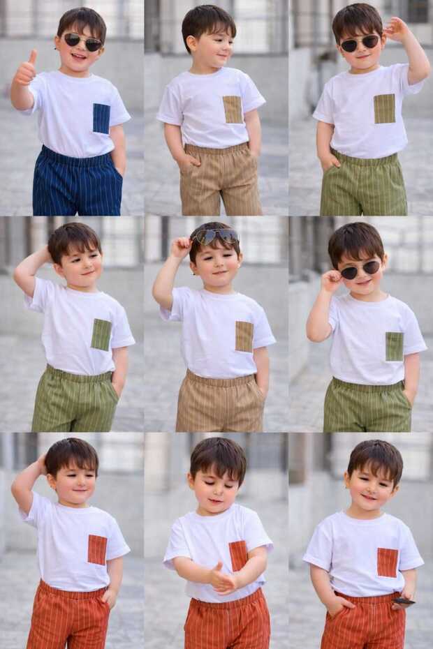 Children's Striped Set - 3