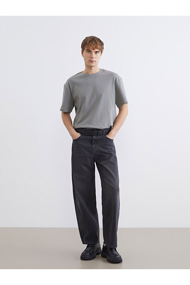 Nevavm Super Baggy Men's Jean Pants with Difference