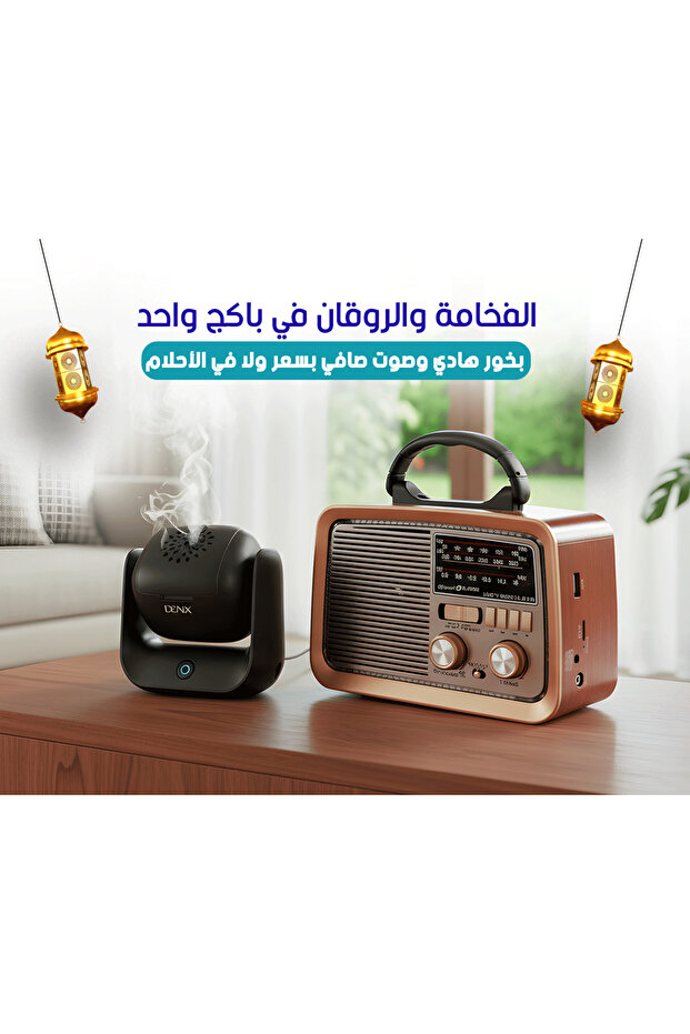 مبخرة إلكترونية محمولة RadioMox Pro MO-1082BT + DENX DX1925