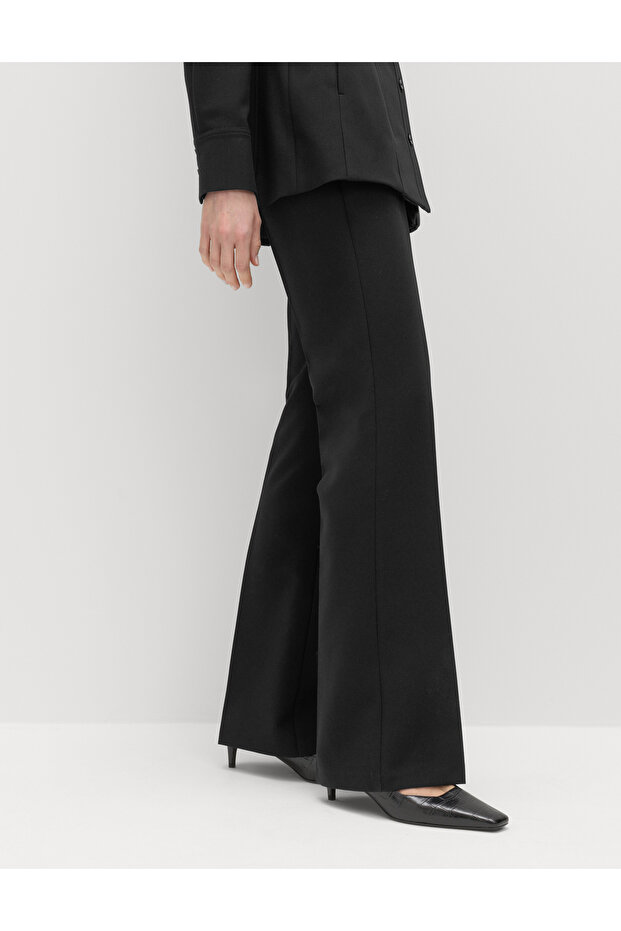 Flared Paça Pantolon - 3