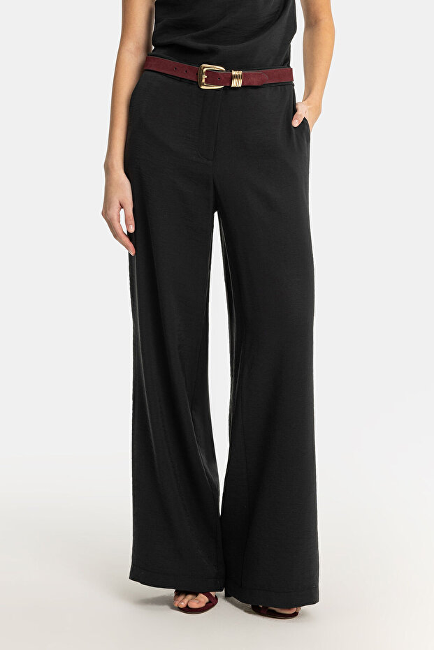 SİYAH MODAL PANTOLON - 6