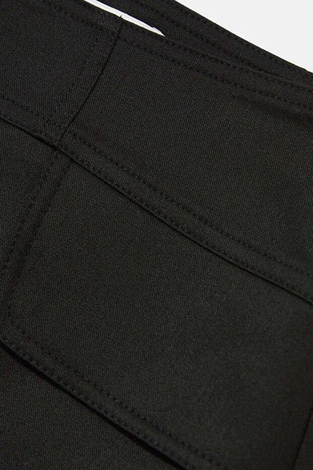 SİYAH MİNİ ETEK - 4