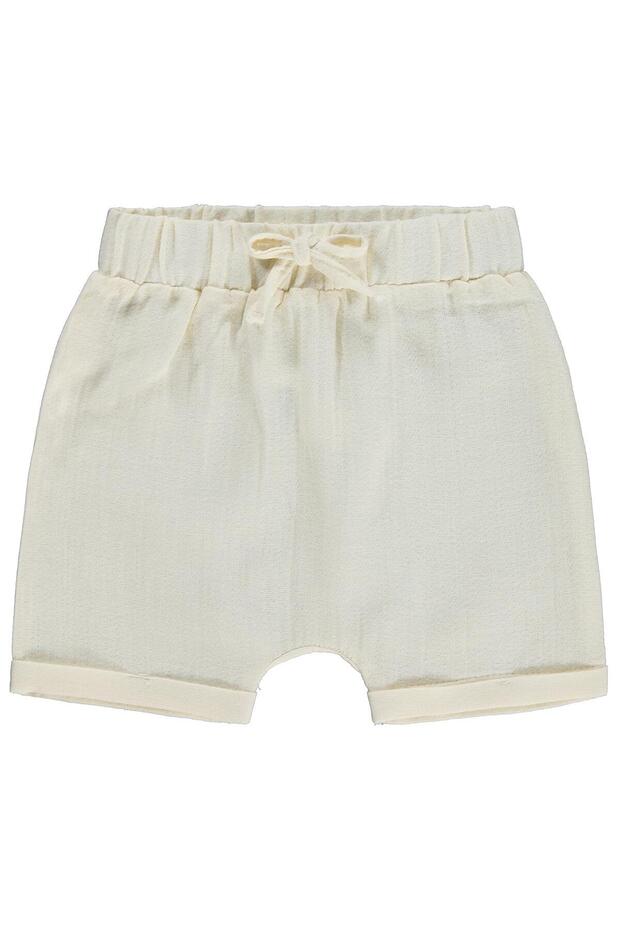 Muslin 6-18 Months Shorts - Beige 9-12 Months