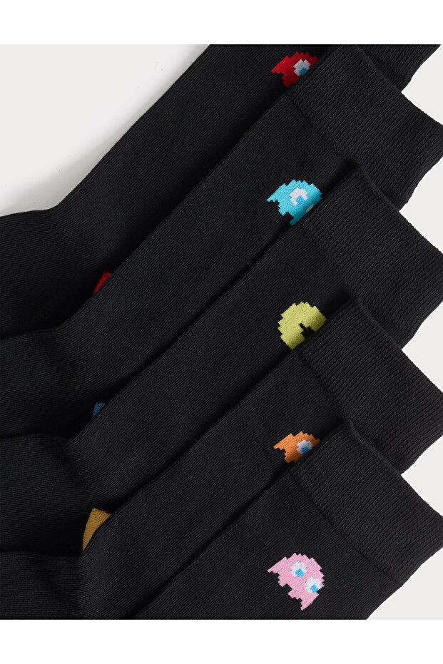 5'li Pac-Man Çorap Seti - 2