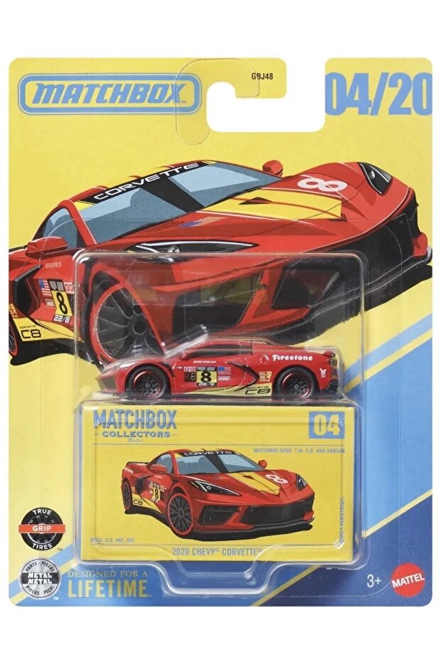 Matchbox Collectors 2020 Chevy Corvette C8 04/20 Metal Model Car Diecast